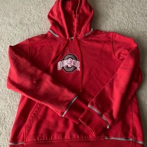 Red Ohio State Nike sweatshirt